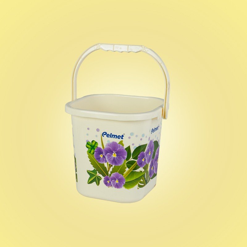 Printed Square Bucket